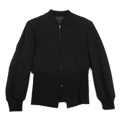 COMME des GARCONS Wool Curve Zip Jacket Black Size M