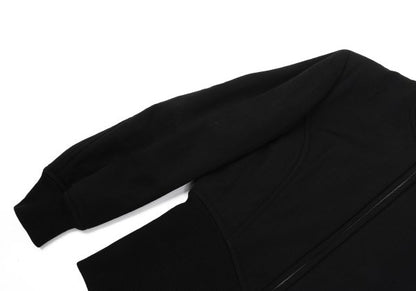 COMME des GARCONS Wool Curve Zip Jacket Black Size M
