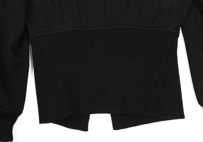 COMME des GARCONS Wool Curve Zip Jacket Black Size M
