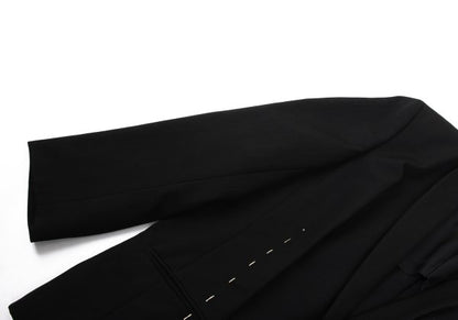 COMME des GARCONS Wool Stitch Shawl Jacket Black Size S