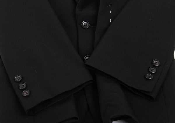 COMME des GARCONS Wool Stitch Shawl Jacket Black Size S
