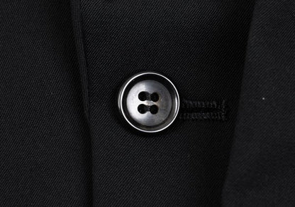 COMME des GARCONS Wool Stitch Shawl Jacket Black Size S