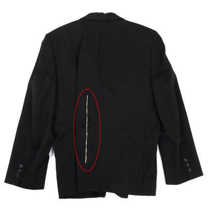 COMME des GARCONS Wool Stitch Shawl Jacket Black Size S