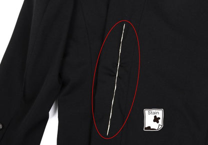COMME des GARCONS Wool Stitch Shawl Jacket Black Size S
