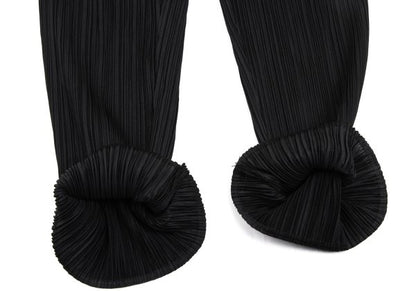 ISSEY MIYAKE Pleated Pants Black Size S
