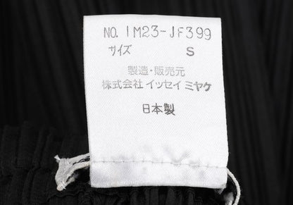 ISSEY MIYAKE Pleated Pants Black Size S
