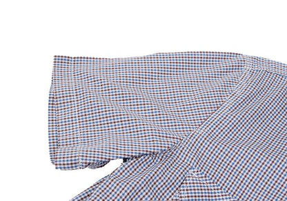 COMME des GARCONS HOMME Blue Check Flap Pocket Shirt Size L