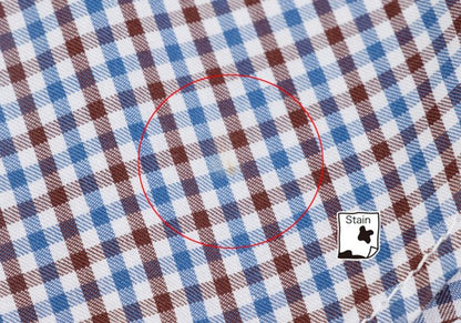 COMME des GARCONS HOMME Blue Check Flap Pocket Shirt Size L