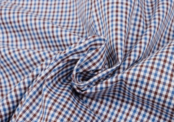 COMME des GARCONS HOMME Blue Check Flap Pocket Shirt Size L