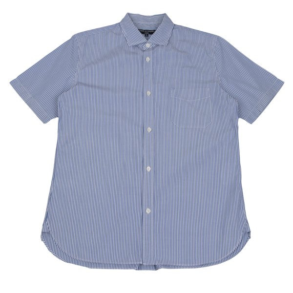 COMME des GARCONS HOMME Blue Stripe Pocket Shirt Size L