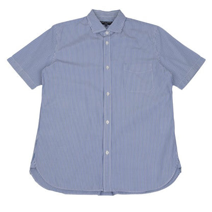 COMME des GARCONS HOMME Blue Stripe Pocket Shirt Size L