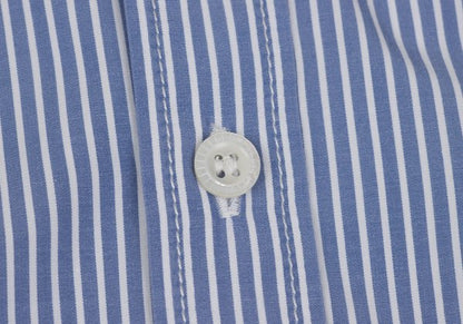 COMME des GARCONS HOMME Blue Stripe Pocket Shirt Size L