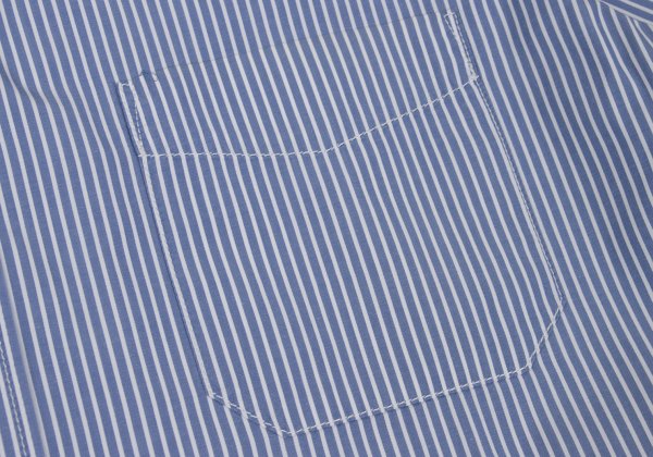 COMME des GARCONS HOMME Blue Stripe Pocket Shirt Size L