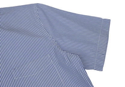 COMME des GARCONS HOMME Blue Stripe Pocket Shirt Size L