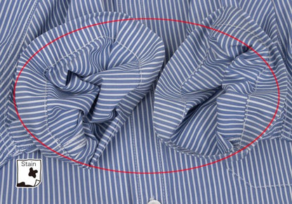 COMME des GARCONS HOMME Blue Stripe Pocket Shirt Size L