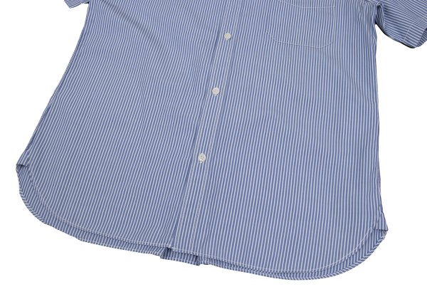 COMME des GARCONS HOMME Blue Stripe Pocket Shirt Size L