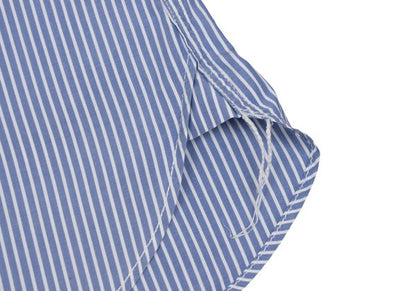 COMME des GARCONS HOMME Blue Stripe Pocket Shirt Size L