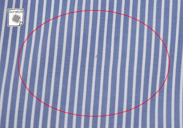 COMME des GARCONS HOMME Blue Stripe Pocket Shirt Size L