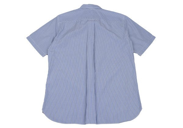 COMME des GARCONS HOMME Blue Stripe Pocket Shirt Size L