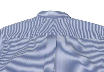 COMME des GARCONS HOMME Blue Stripe Pocket Shirt Size L