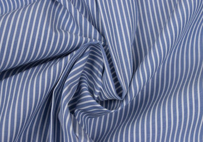 COMME des GARCONS HOMME Blue Stripe Pocket Shirt Size L