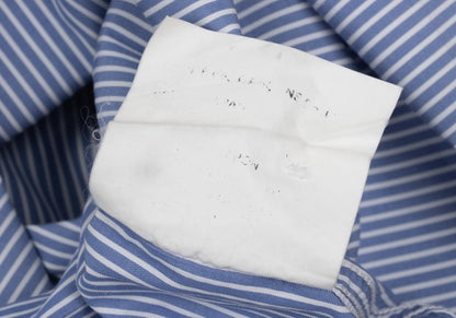 COMME des GARCONS HOMME Blue Stripe Pocket Shirt Size L