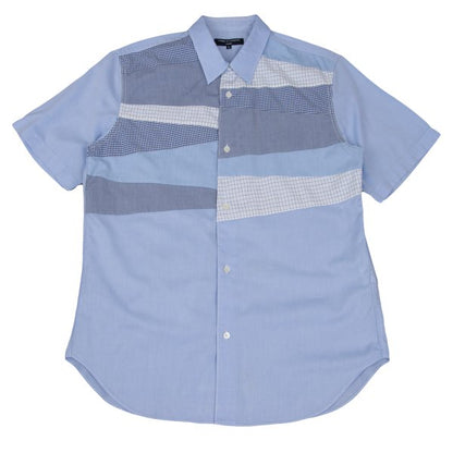 COMME des GARCONS HOMME Light Blue Panel Design Shirt Size L