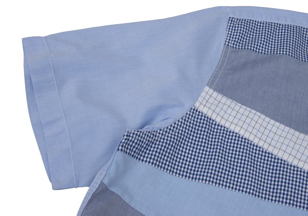 COMME des GARCONS HOMME Light Blue Panel Design Shirt Size L