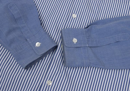 COMME des GARCONS HOMME Cotton Front Shirt Blue Size L