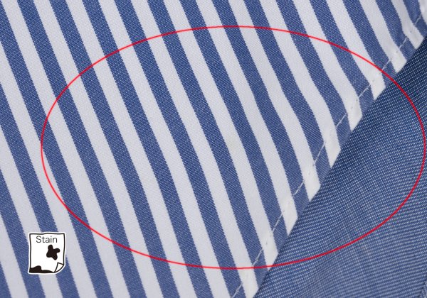 COMME des GARCONS HOMME Cotton Front Shirt Blue Size L