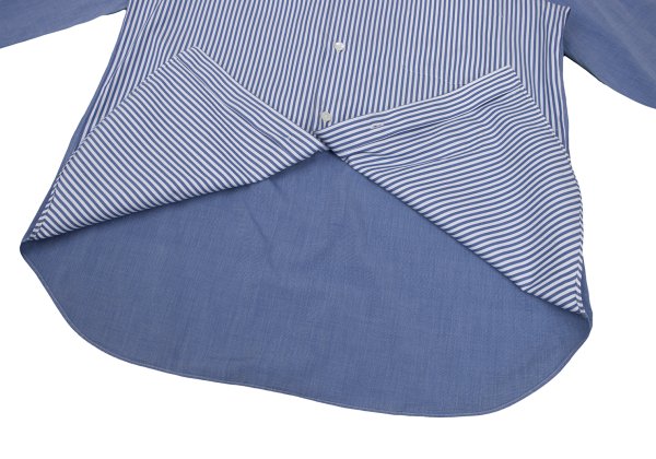 COMME des GARCONS HOMME Cotton Front Shirt Blue Size L