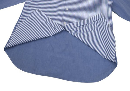 COMME des GARCONS HOMME Cotton Front Shirt Blue Size L