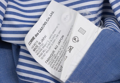 COMME des GARCONS HOMME Cotton Front Shirt Blue Size L