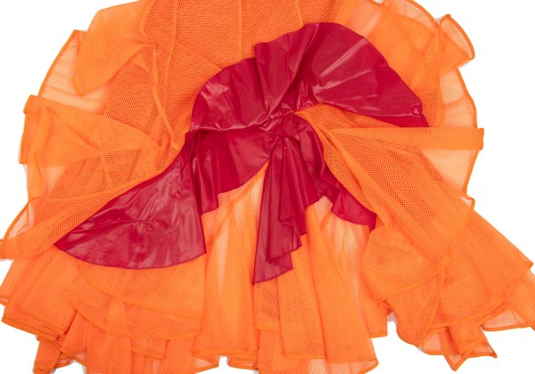 JUNYA WATANABE COMME des GARCONS Poly Skirt Orange Size XS