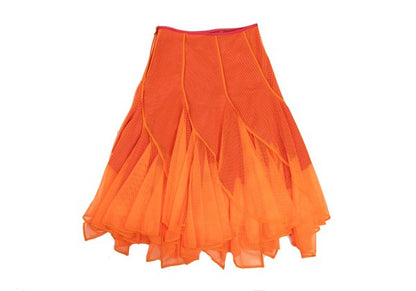 JUNYA WATANABE COMME des GARCONS Poly Skirt Orange Size XS