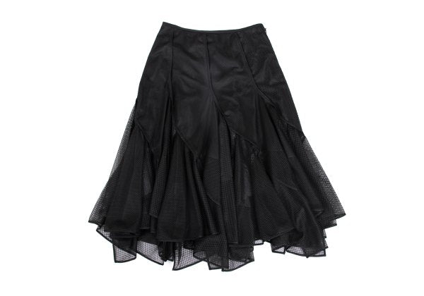 JUNYA WATANABE COMME des GARCONS Poly Mesh Blk Skirt Size XS