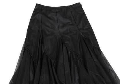 JUNYA WATANABE COMME des GARCONS Poly Mesh Blk Skirt Size XS