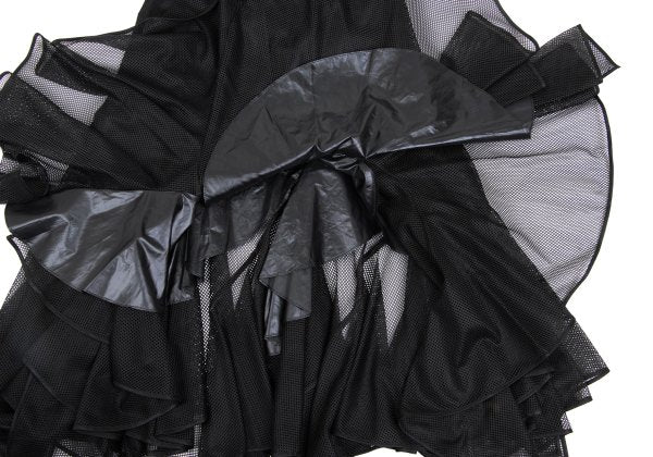JUNYA WATANABE COMME des GARCONS Poly Mesh Blk Skirt Size XS