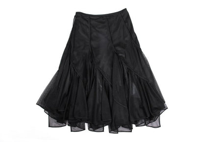 JUNYA WATANABE COMME des GARCONS Poly Mesh Blk Skirt Size XS
