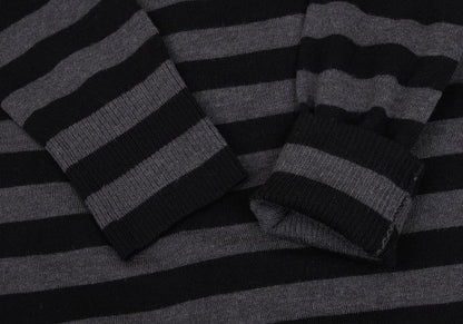 BOSS ORANGE HUGO BOSS Wool Silk Border Tunic Blk/Grey Knit Size M