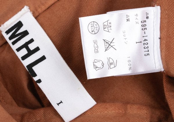 Margaret Howell MHL Cotton Button-Fly Pants Orange Size 1