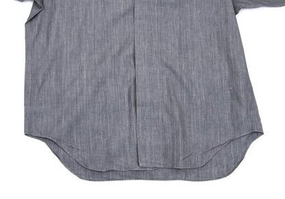ISSEY MIYAKE im Cotton Fly Front SS Shirt Gray Size M