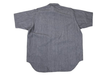 ISSEY MIYAKE im Cotton Fly Front SS Shirt Gray Size M