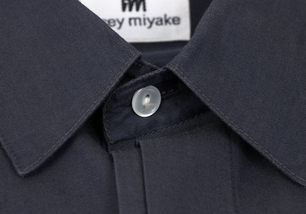 ISSEY MIYAKE im Blue Cotton Fly Front Shirt Size M