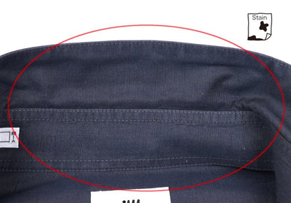 ISSEY MIYAKE im Blue Cotton Fly Front Shirt Size M