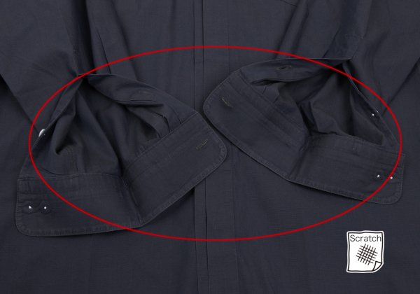 ISSEY MIYAKE im Blue Cotton Fly Front Shirt Size M
