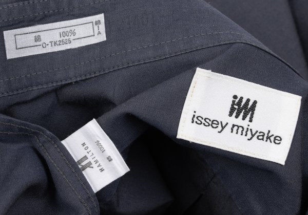 ISSEY MIYAKE im Blue Cotton Fly Front Shirt Size M