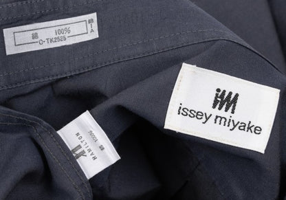 ISSEY MIYAKE im Blue Cotton Fly Front Shirt Size M