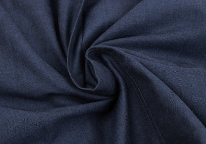 ISSEY MIYAKE im Blue Cotton Mao Collar Shirt Size M