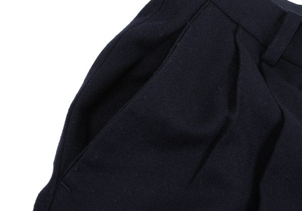 ISSEY MIYAKE MEN Blue Wool Double Pleat Pants Size S